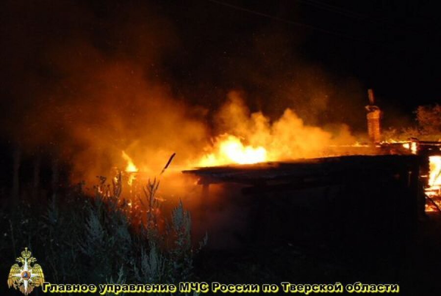 В Калининском районе на пожаре погиб человек