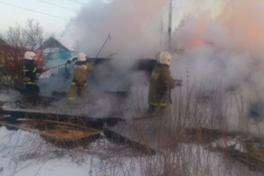 В Удомельском районе сгорел жилой дом