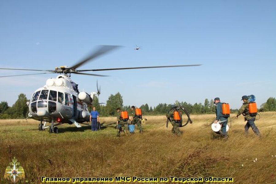 В борьбе с пожарами в Тверской области будут активно использоваться десантные группы